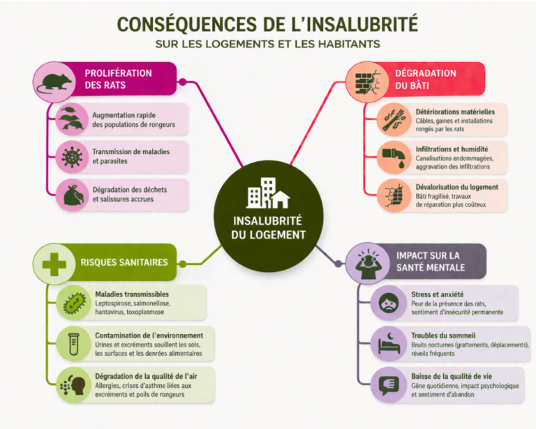 Conséquences insalubrité rats